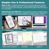 NEJE 5 Plus: Portable Laser Engraver with A40640 Laser Module - 300x420mm