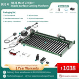 NEJE Max 4 V2 Wood Laser Engraver & Cutter | 1000mm/s 254DPI Laser Engraving Machine for Wood/Stone/Leather/Glass/MDF