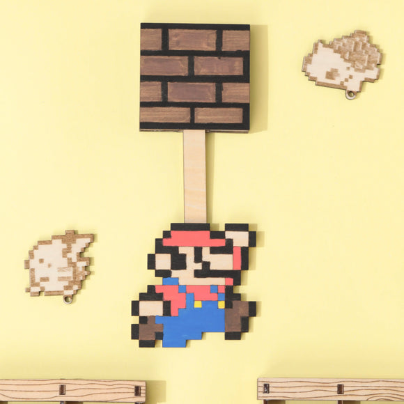 Mario refrigerator | DXF,SVG | Wood,Art,Gift