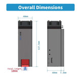 NEJE E30 7W 600DPI Diode Laser Module with Multi-Lens Compression Tech for Ultra-Fine Engraving
