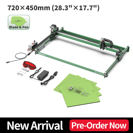 (Pre‑sale Active)NEJE Max4 V2 CNC Laser Professional Starter Blade & Pen Kit – 24V Entry-Level CNC Machine for LightBurn, Vector Design & DIY Manufacturing, Expandable with Vision, Automation & Safety Modules