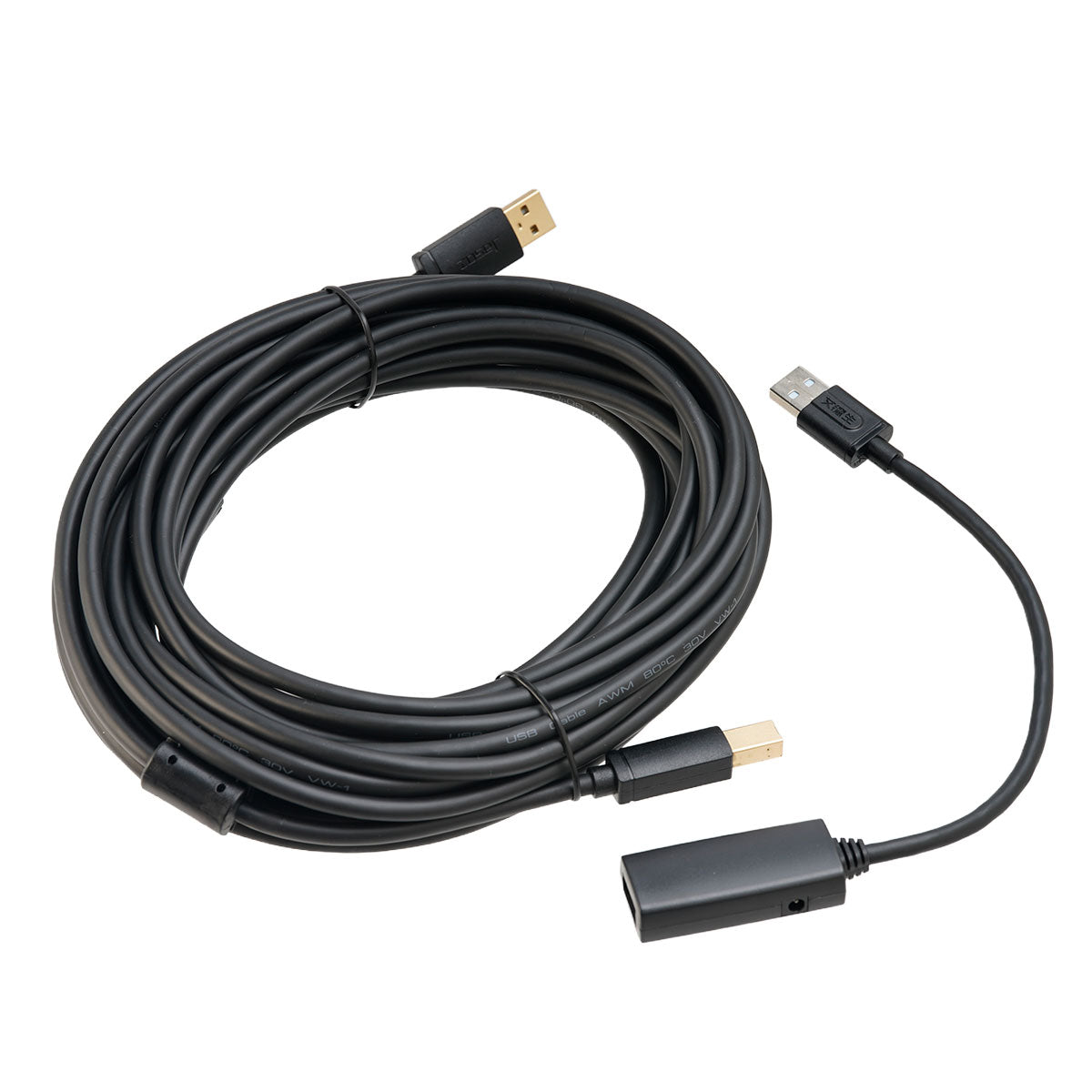 NEJE 10M / 393.7in Shielded USB Extension Cable, USB-A to USB-D, Grounded EMI Protection, Flexible & Durable for Laser Engraver CNC Printer
