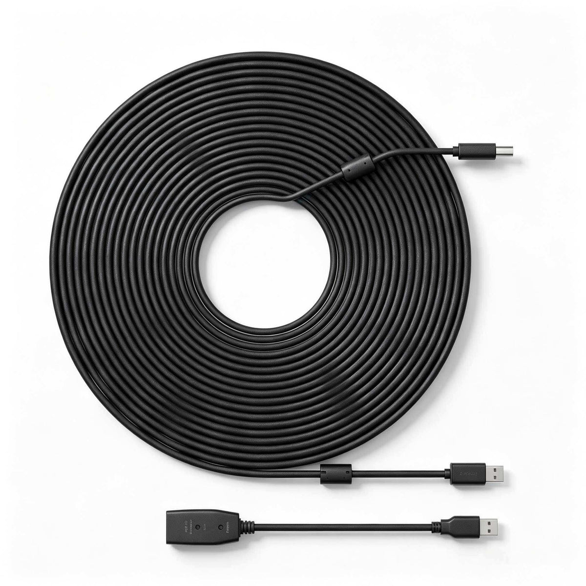 NEJE 10M / 393.7in Shielded USB Extension Cable, USB-A to USB-D, Grounded EMI Protection, Flexible & Durable for Laser Engraver CNC Printer