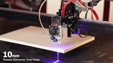 NEJE 5 12W Variable Focus Laser Engraver & Cutter, 170x170mm (6.7"x6.7") Desktop Diode Laser Engraving & Cutting Machine for Wood, Leather, Curved Surface Engraving