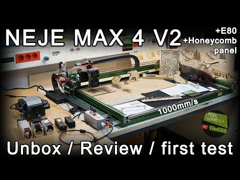 NEJE Max4 V2 Hybrid CNC Laser Engraving & Cutting Machine with E80