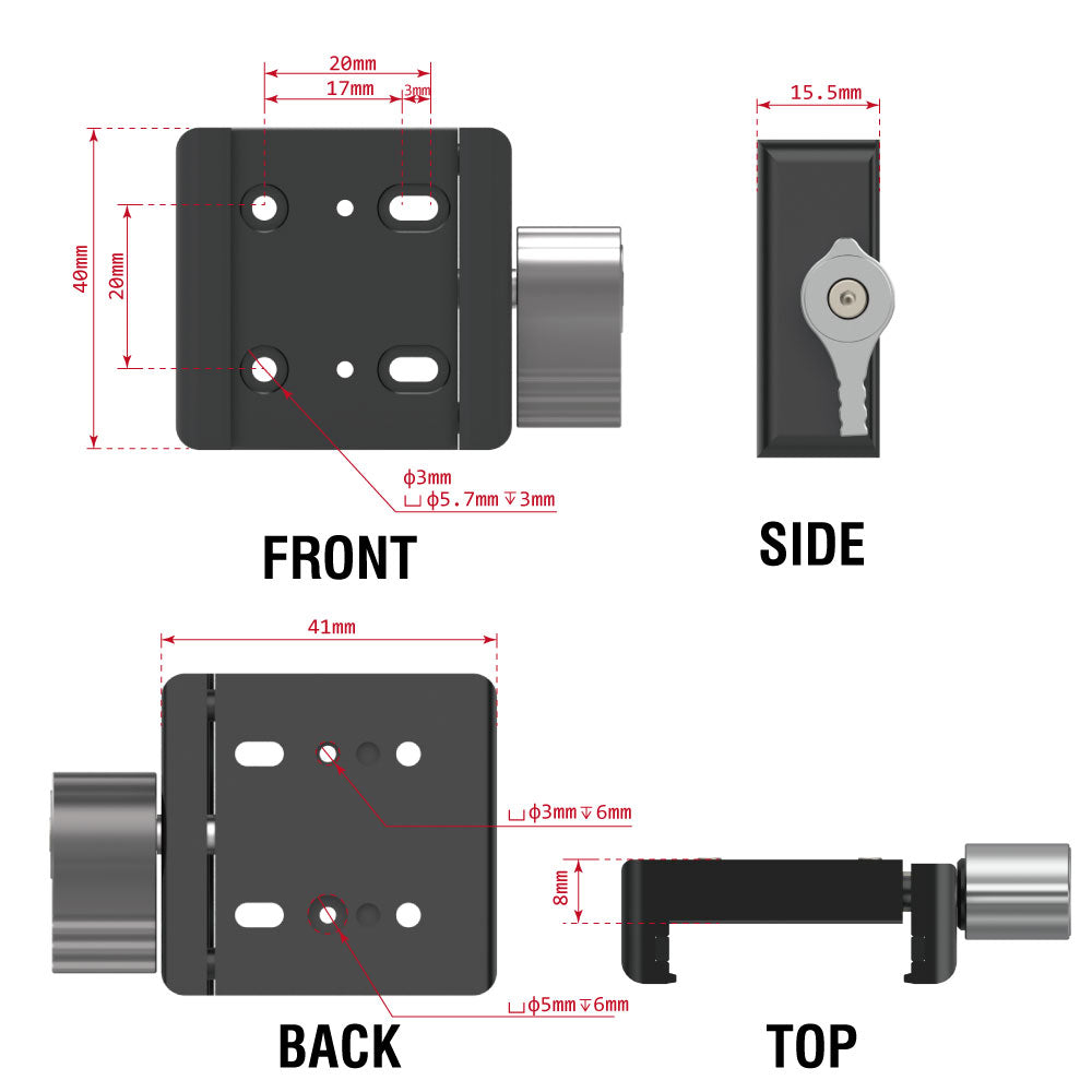 NEJE Laser Module Fixing Clip/ Z AXIS Adjuster / Focus Height