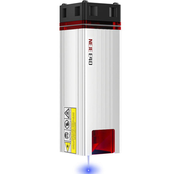 NEJE E40 12W 450nm High Definition Fixed-Focus Laser Module - Direct use, no air pump required
