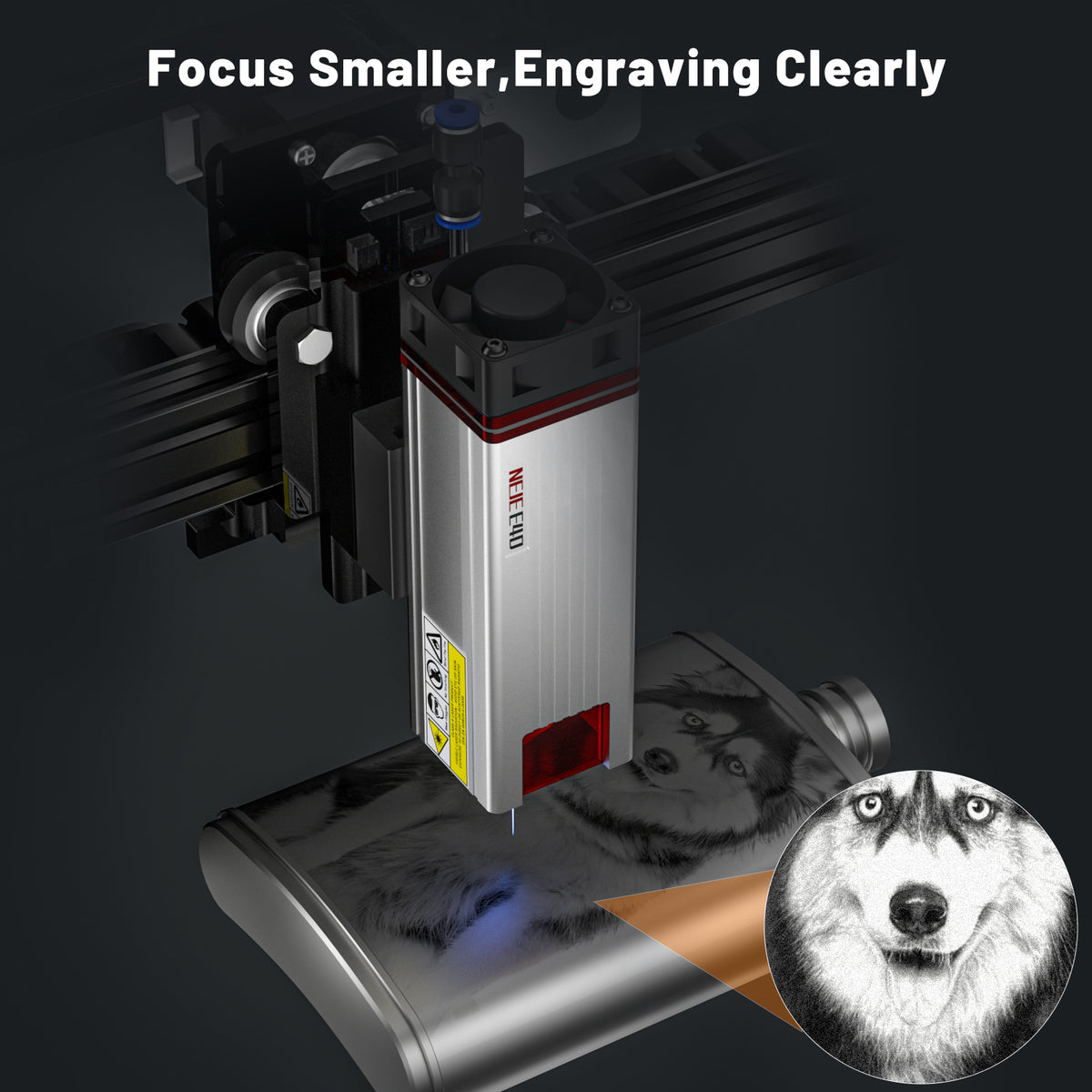 NEJE E40 Diode Laser Module - Multi-lens Technology - 12V - NEJE.SHOP