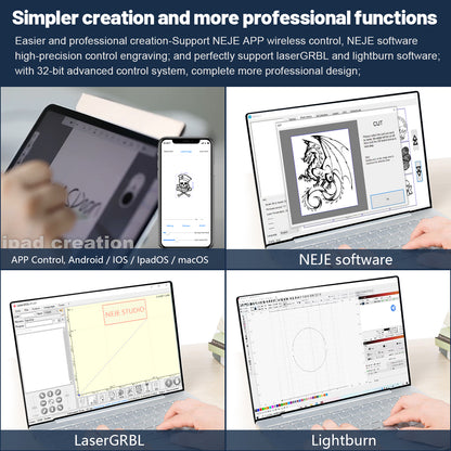 NEJE 5: Portable Laser Engraver with N30610 Laser Module - 170x170mm - NEJE.SHOP