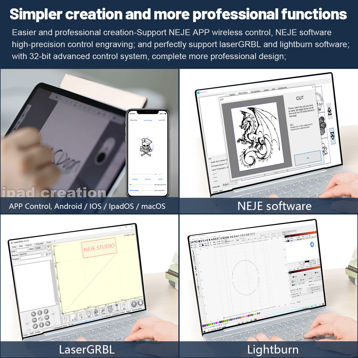 NEJE 5: Portable Laser Engraver with B30635 Laser Module - 170x170mm - NEJE.SHOP
