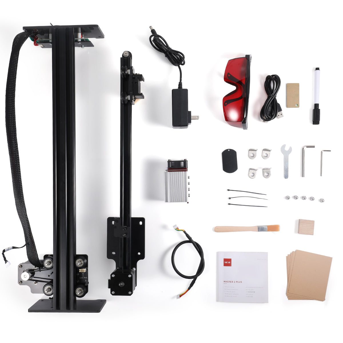 NEJE 3 Plus: Portable DIY Diode Laser Engraver and Cutter - 255x420mm – NEJE .SHOP